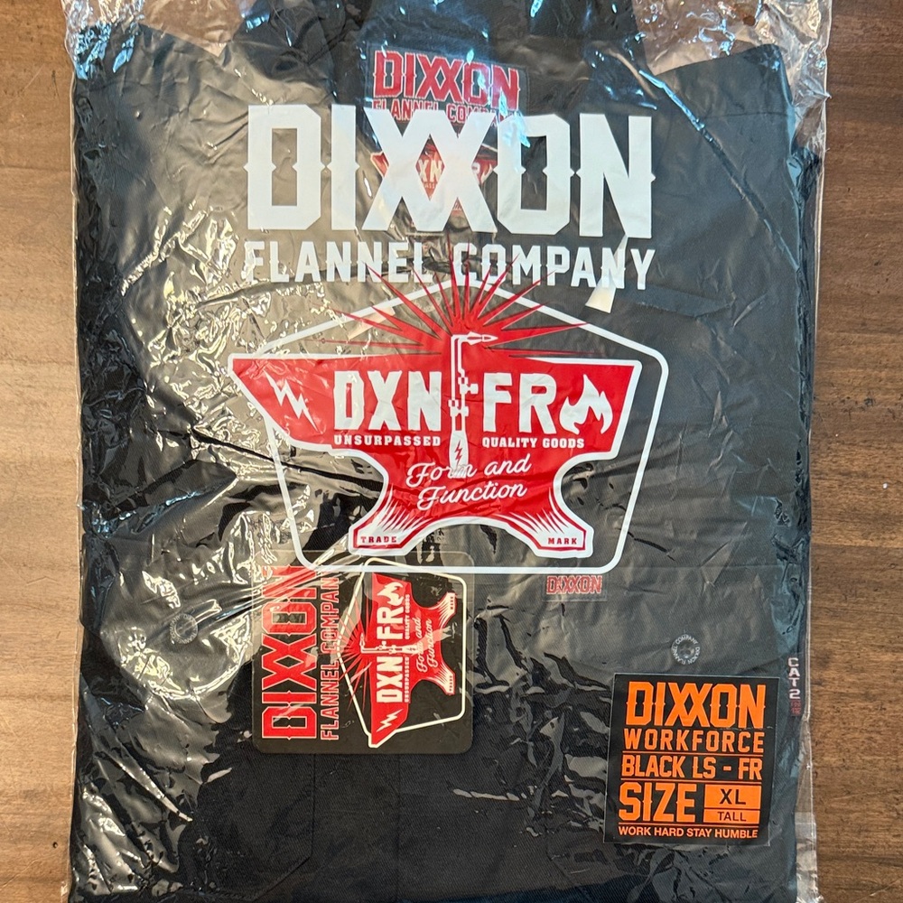 DIXXON Black and Red Flannel Shirt